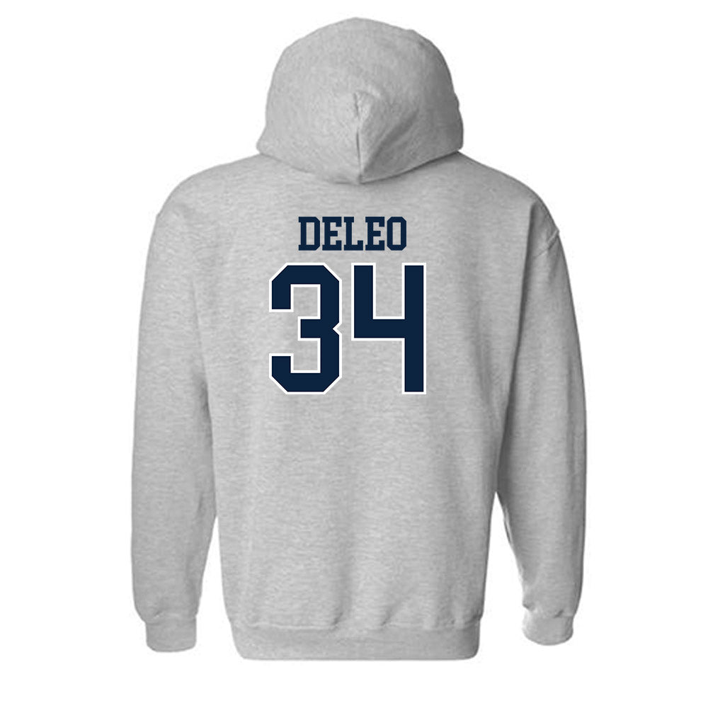Xavier - NCAA Baseball : Asher DeLeo - Generic Shersey Hooded Sweatshirt-1