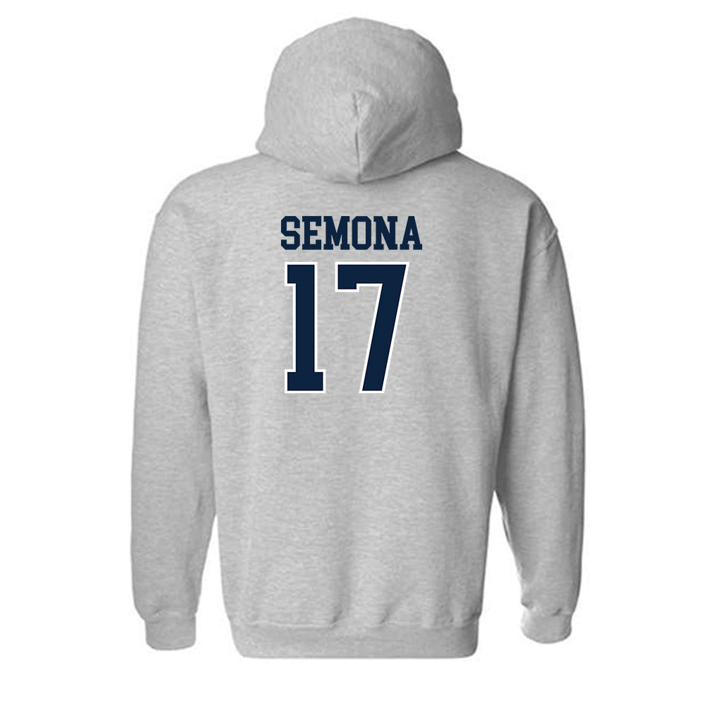 Xavier - NCAA Women's Volleyball : Gabby Semona - Generic Shersey Hooded Sweatshirt-1