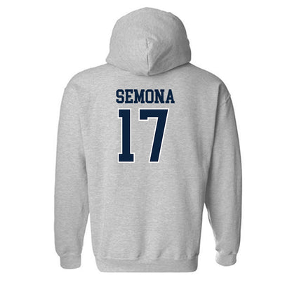 Xavier - NCAA Women's Volleyball : Gabby Semona - Generic Shersey Hooded Sweatshirt-1