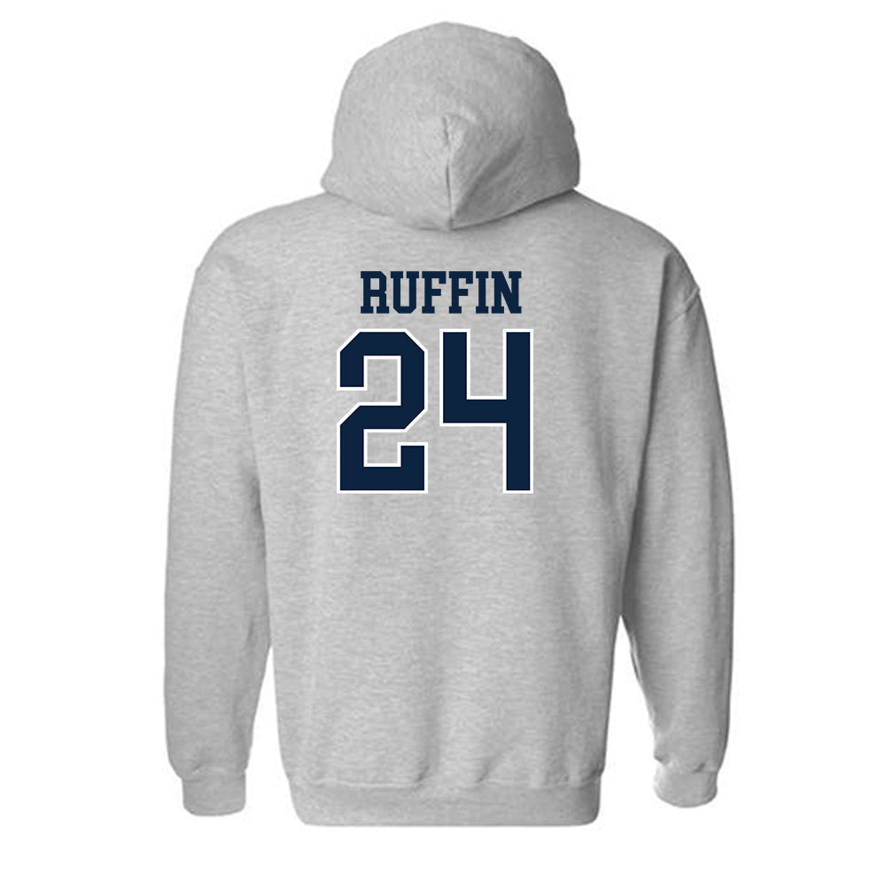 Xavier - NCAA Men's Soccer : Ellison Ruffin - Generic Shersey Hooded Sweatshirt-1
