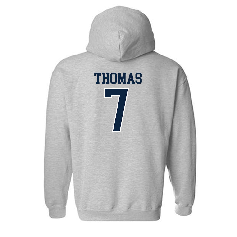 Xavier - NCAA Baseball : Tanner Thomas - Generic Shersey Hooded Sweatshirt-1