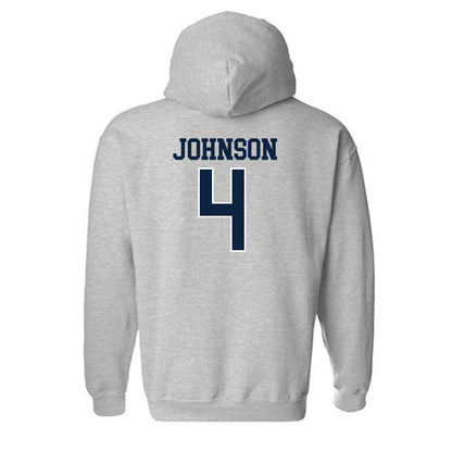 Xavier - NCAA Baseball : Peter Johnson - Generic Shersey Hooded Sweatshirt-1