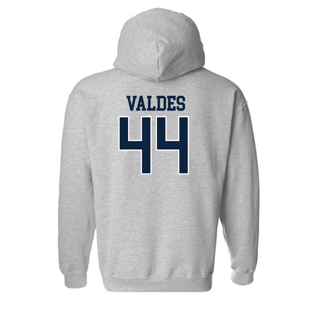 Xavier - NCAA Baseball : Jorge Valdes - Generic Shersey Hooded Sweatshirt-1