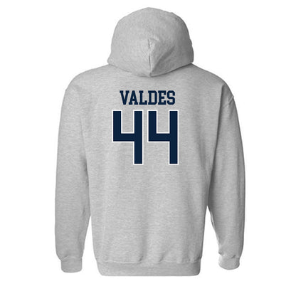 Xavier - NCAA Baseball : Jorge Valdes - Generic Shersey Hooded Sweatshirt-1