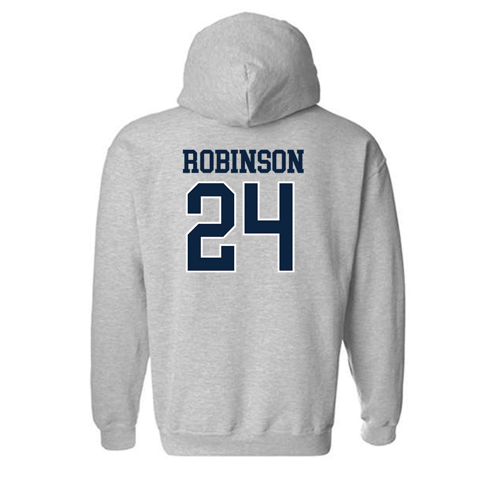 Xavier - NCAA Baseball : Cooper Robinson - Generic Shersey Hooded Sweatshirt-1