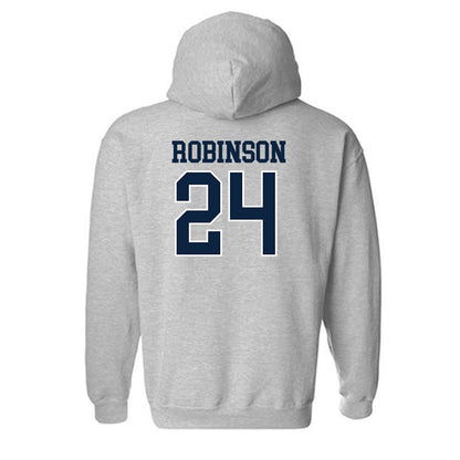 Xavier - NCAA Baseball : Cooper Robinson - Generic Shersey Hooded Sweatshirt-1