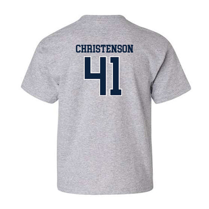 Xavier - NCAA Baseball : Carter Christenson - Generic Shersey Youth T-Shirt-1