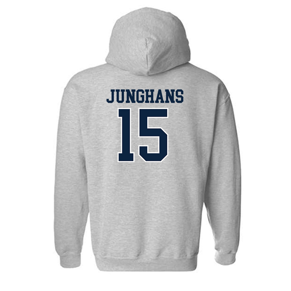 Xavier - NCAA Baseball : Alex Junghans - Generic Shersey Hooded Sweatshirt-1