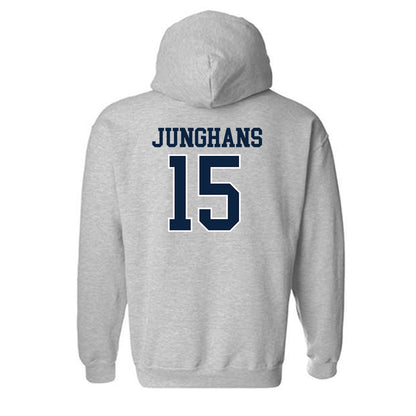 Xavier - NCAA Baseball : Alex Junghans - Generic Shersey Hooded Sweatshirt-1
