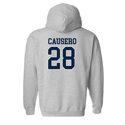 Xavier - NCAA Baseball : Lincoln Causero - Generic Shersey Hooded Sweatshirt-1