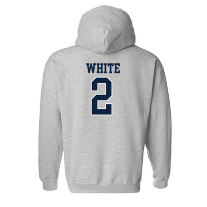 Xavier - NCAA Women's Basketball : Savannah White - Generic Shersey Hooded Sweatshirt-1