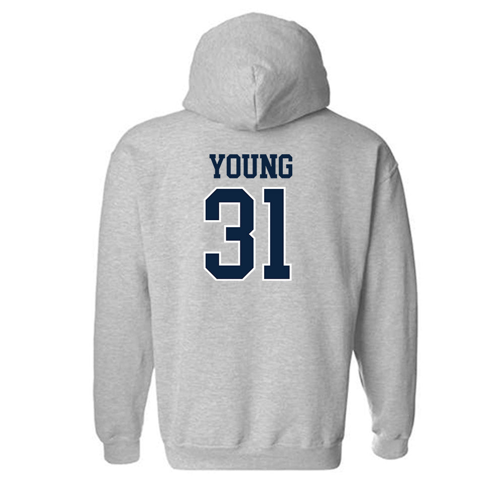 Xavier - NCAA Baseball : Joey Young - Generic Shersey Hooded Sweatshirt-1