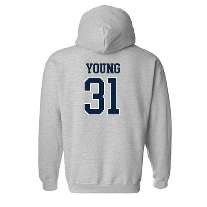 Xavier - NCAA Baseball : Joey Young - Generic Shersey Hooded Sweatshirt-1