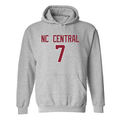 NCCU - NCAA Men's Basketball : Khouri Carvey - Classic Shersey Hooded Sweatshirt-0