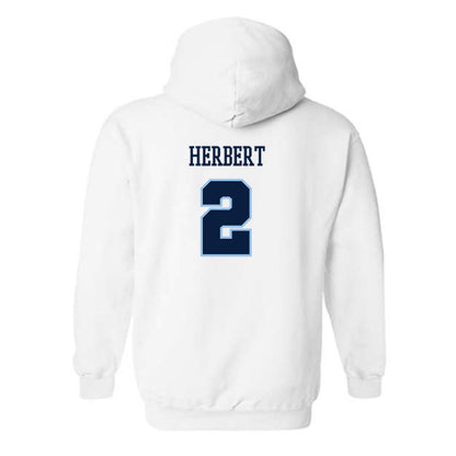Liberty - NCAA Men's Basketball : Eli Herbert - Sports Shersey Hooded Sweatshirt-1