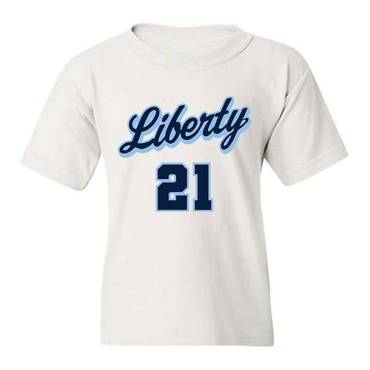 Liberty - NCAA Men's Basketball : Ryan Jones Jr. - Sports Shersey Youth T-Shirt-0