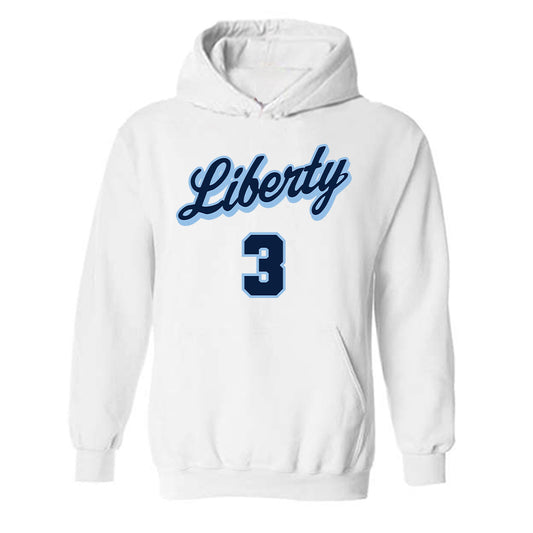 Liberty - NCAA Men's Basketball : Kaden Metheny - Sports Shersey Hooded Sweatshirt-0