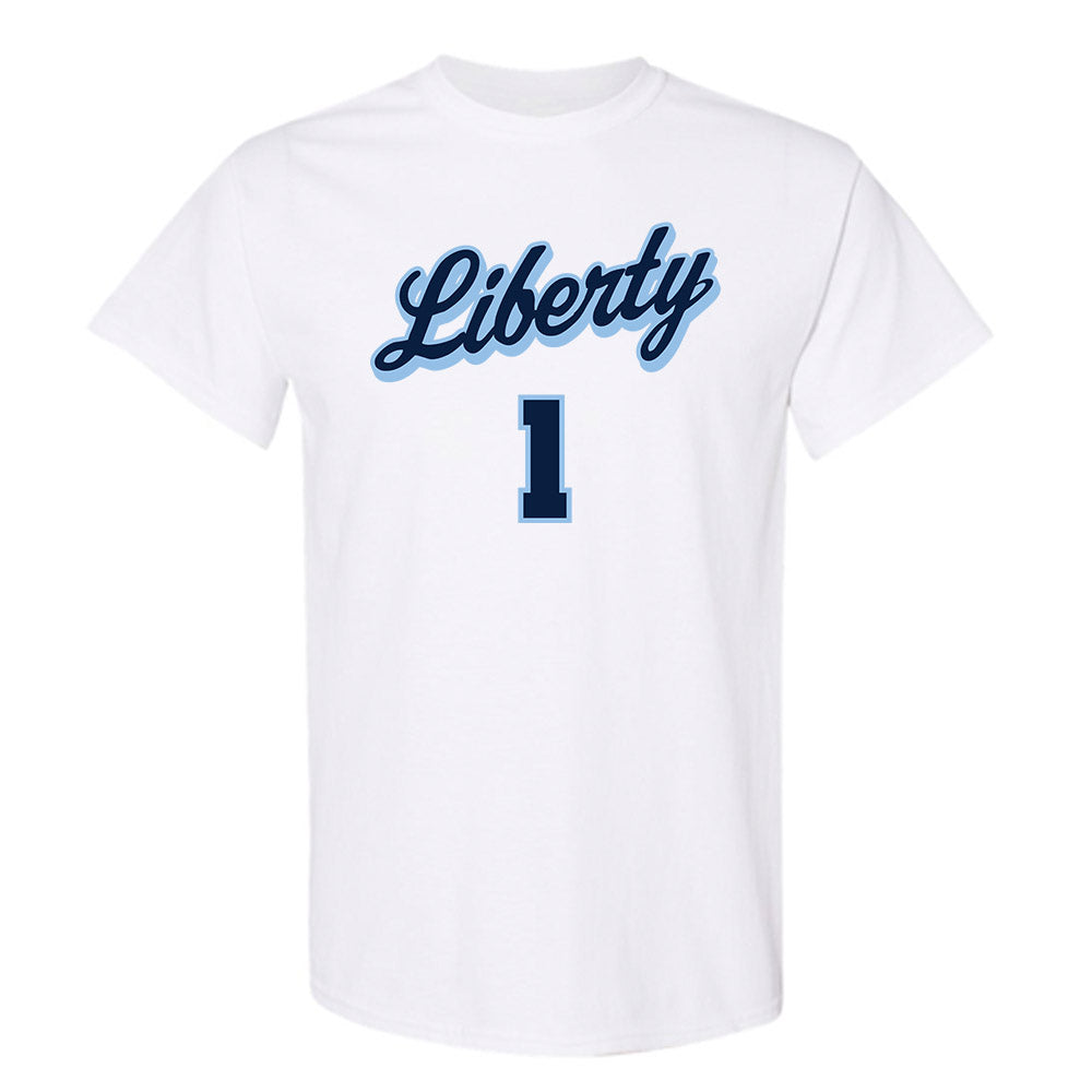 Liberty - NCAA Men's Basketball : Zander Carter - Sports Shersey T-Shirt-0