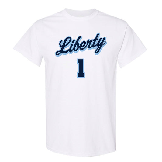 Liberty - NCAA Men's Basketball : Zander Carter - Sports Shersey T-Shirt-0