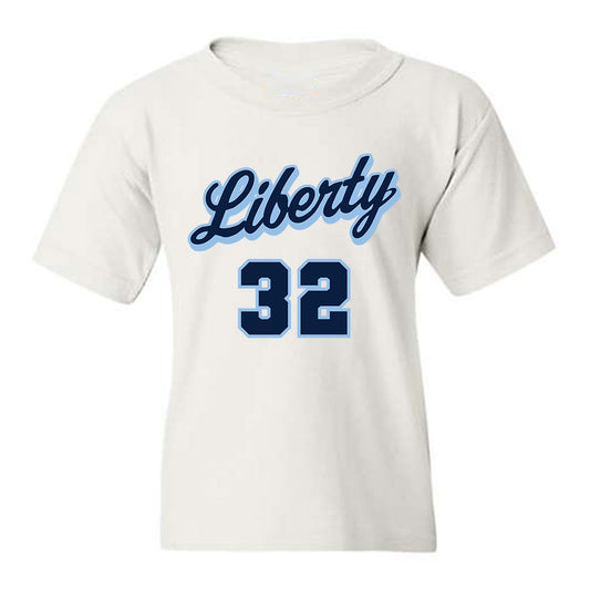 Liberty - NCAA Men's Basketball : Matthew Shelton - Sports Shersey Youth T-Shirt-0