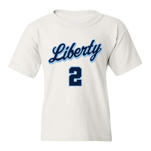 Liberty - NCAA Men's Basketball : Eli Herbert - Sports Shersey Youth T-Shirt-0