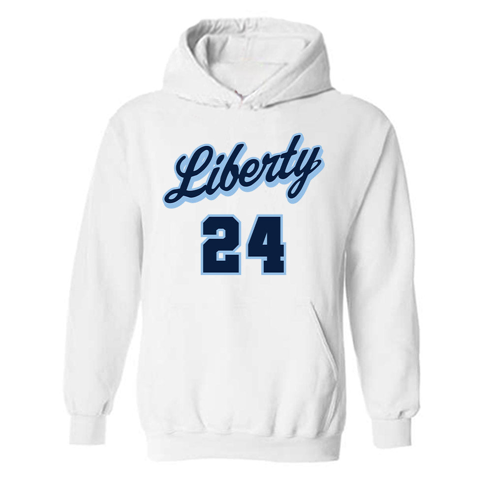 Liberty - NCAA Men's Basketball : Brady Kester - Sports Shersey Hooded Sweatshirt-0