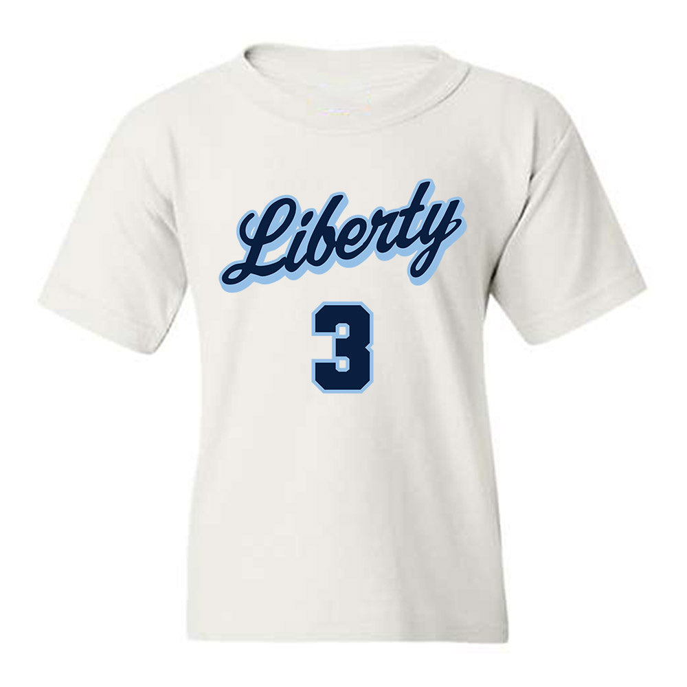 Liberty - NCAA Men's Basketball : Kaden Metheny - Sports Shersey Youth T-Shirt-0