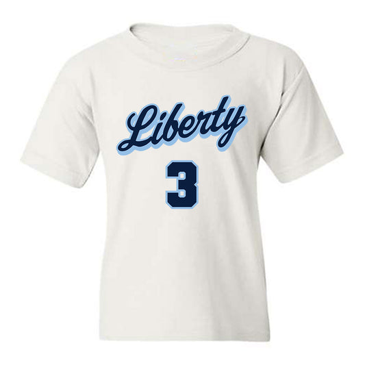 Liberty - NCAA Men's Basketball : Kaden Metheny - Sports Shersey Youth T-Shirt-0
