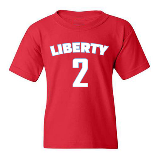 Liberty - NCAA Men's Basketball : Eli Herbert - Classic Shersey Youth T-Shirt-0