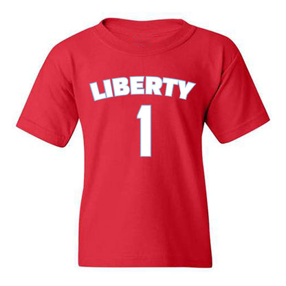 Liberty - NCAA Men's Basketball : Zander Carter - Classic Shersey Youth T-Shirt-0