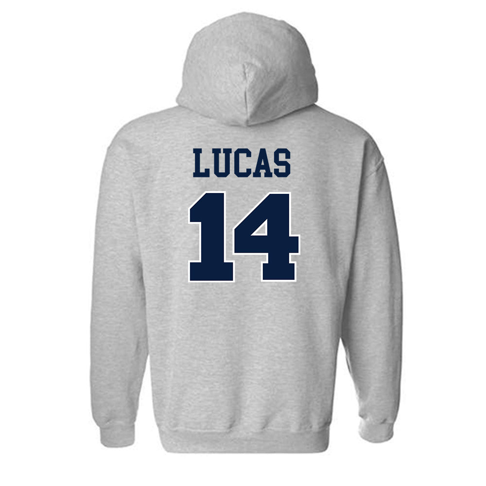 Liberty - NCAA Baseball : Jaxon Lucas - Generic Shersey Hooded Sweatshirt-1