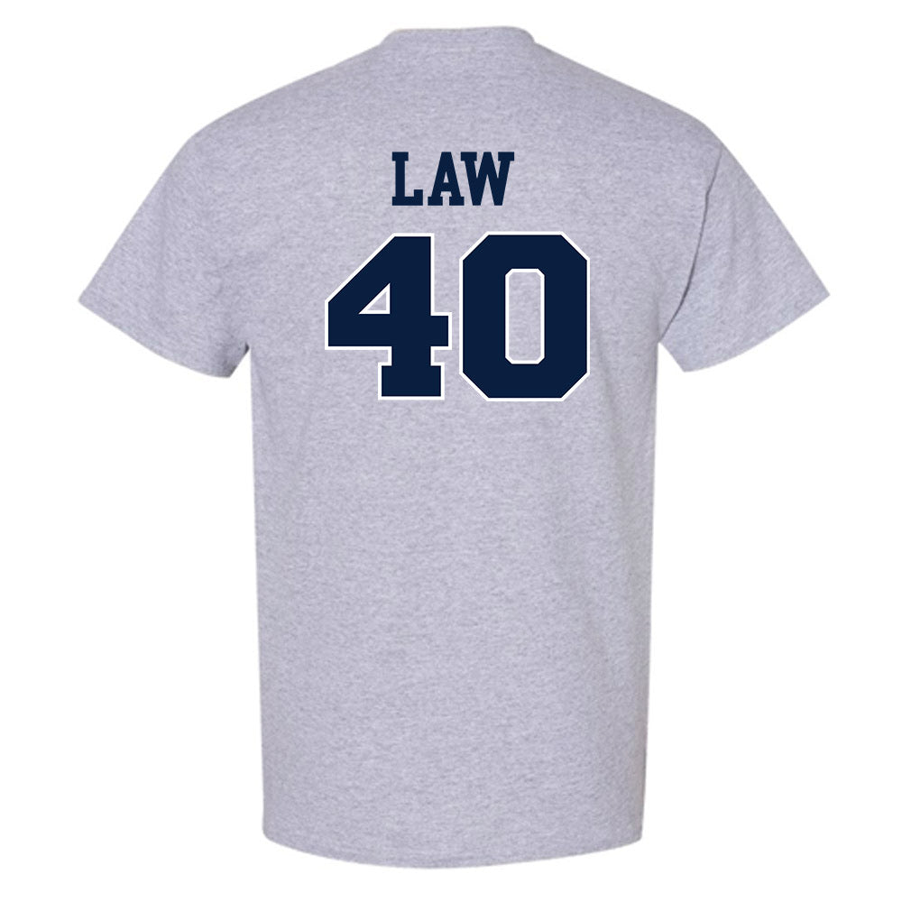 Liberty - NCAA Football : Christopher Law - Generic Shersey T-Shirt-1
