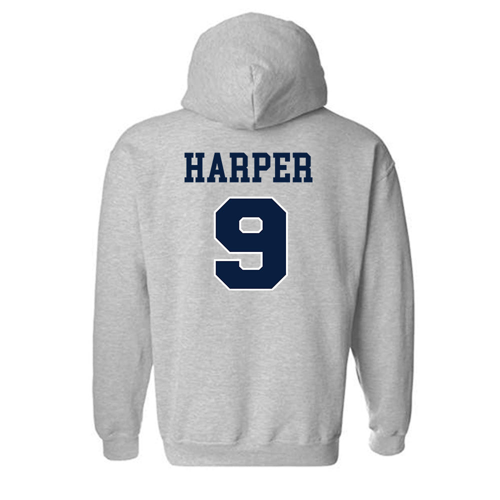Liberty - NCAA Men's Basketball : JJ Harper - Generic Shersey Hooded Sweatshirt-1