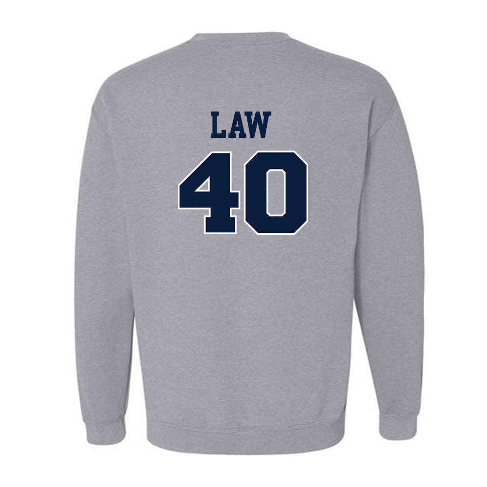 Liberty - NCAA Football : Christopher Law - Generic Shersey Crewneck Sweatshirt-1