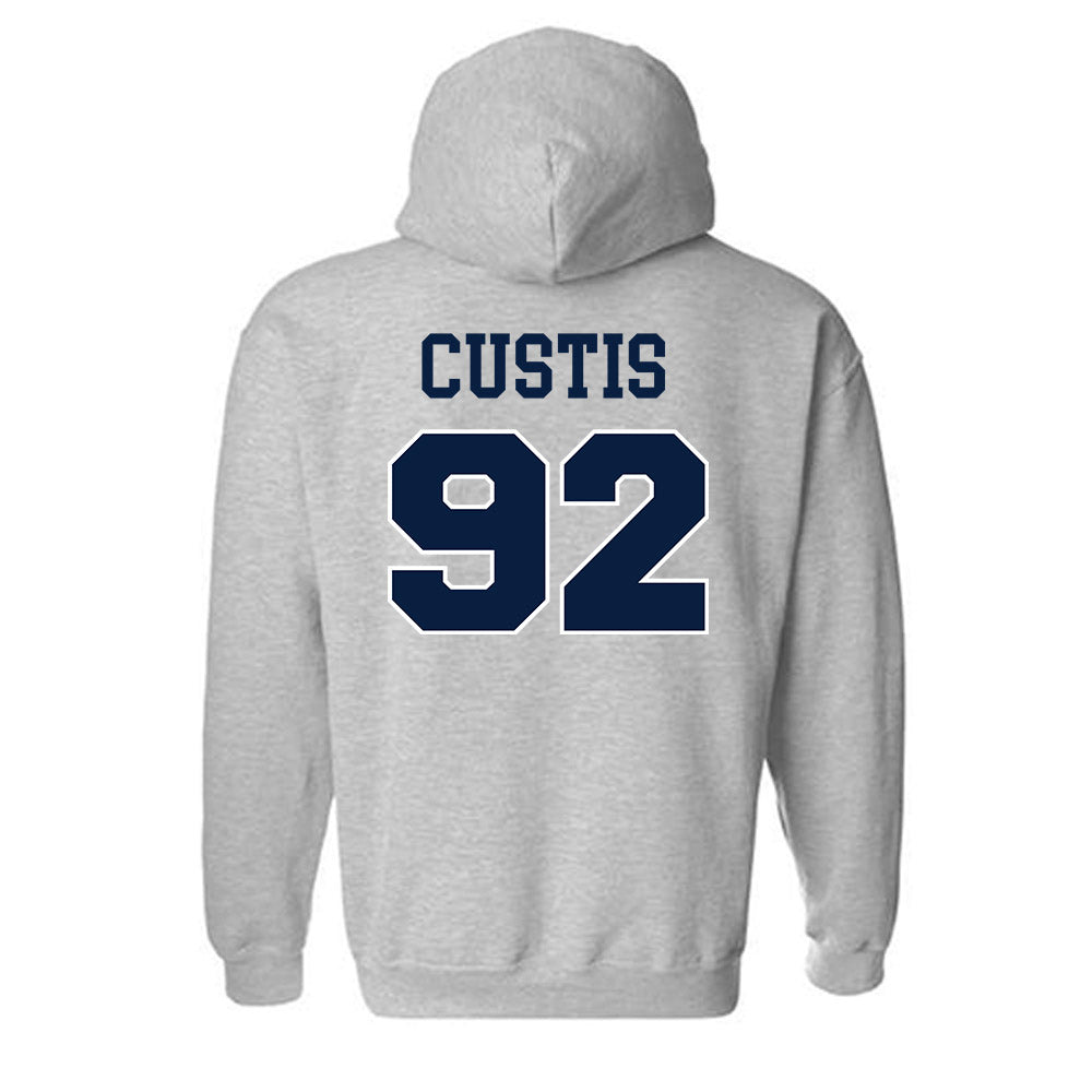 Liberty - NCAA Football : John Custis - Generic Shersey Hooded Sweatshirt-1