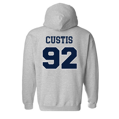 Liberty - NCAA Football : John Custis - Generic Shersey Hooded Sweatshirt-1