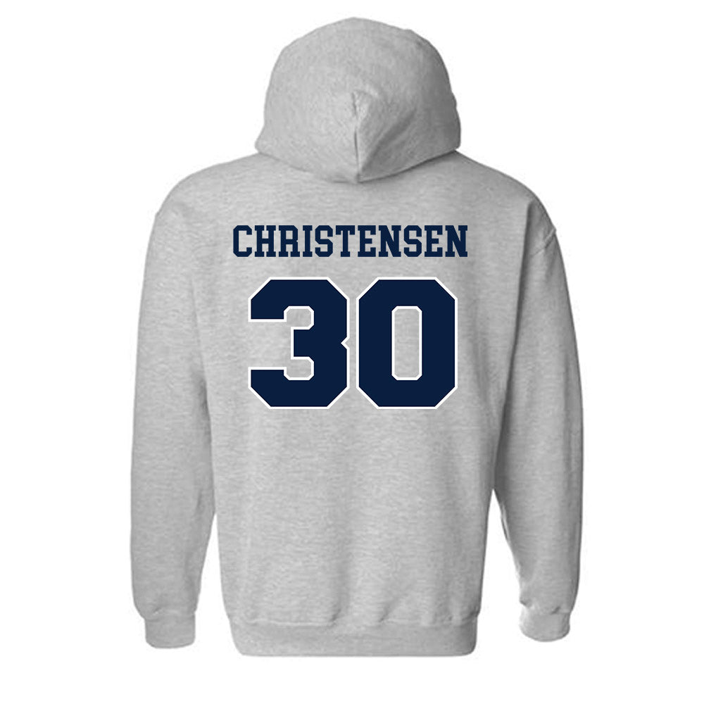 Liberty - NCAA Women's Lacrosse : Claire Christensen - Generic Shersey Hooded Sweatshirt-3