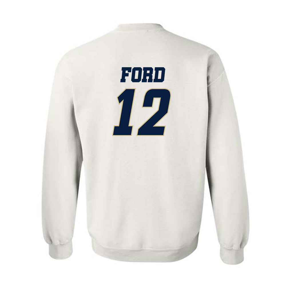 Oral Roberts - NCAA Men's Soccer : Zak Ford - Generic Shersey Crewneck Sweatshirt-1
