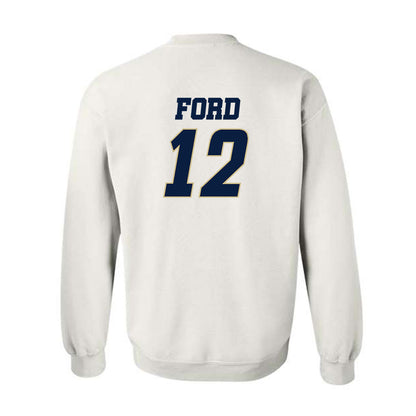 Oral Roberts - NCAA Men's Soccer : Zak Ford - Generic Shersey Crewneck Sweatshirt-1