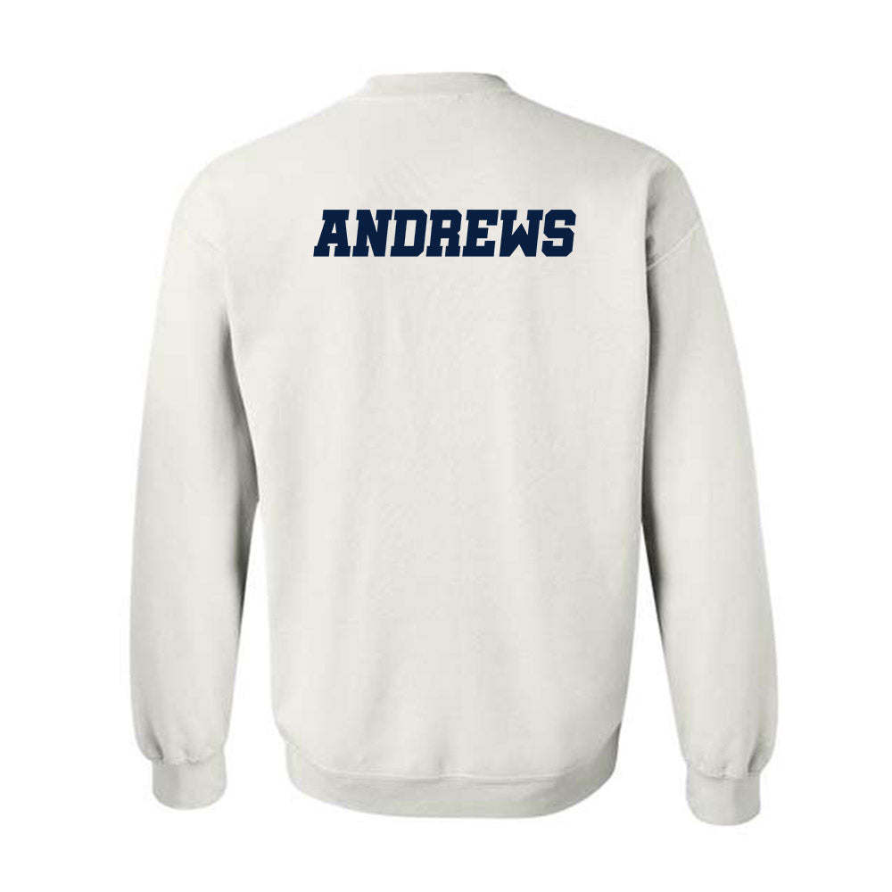 Oral Roberts - NCAA Men's Track & Field : Caleb Andrews - Generic Shersey Crewneck Sweatshirt