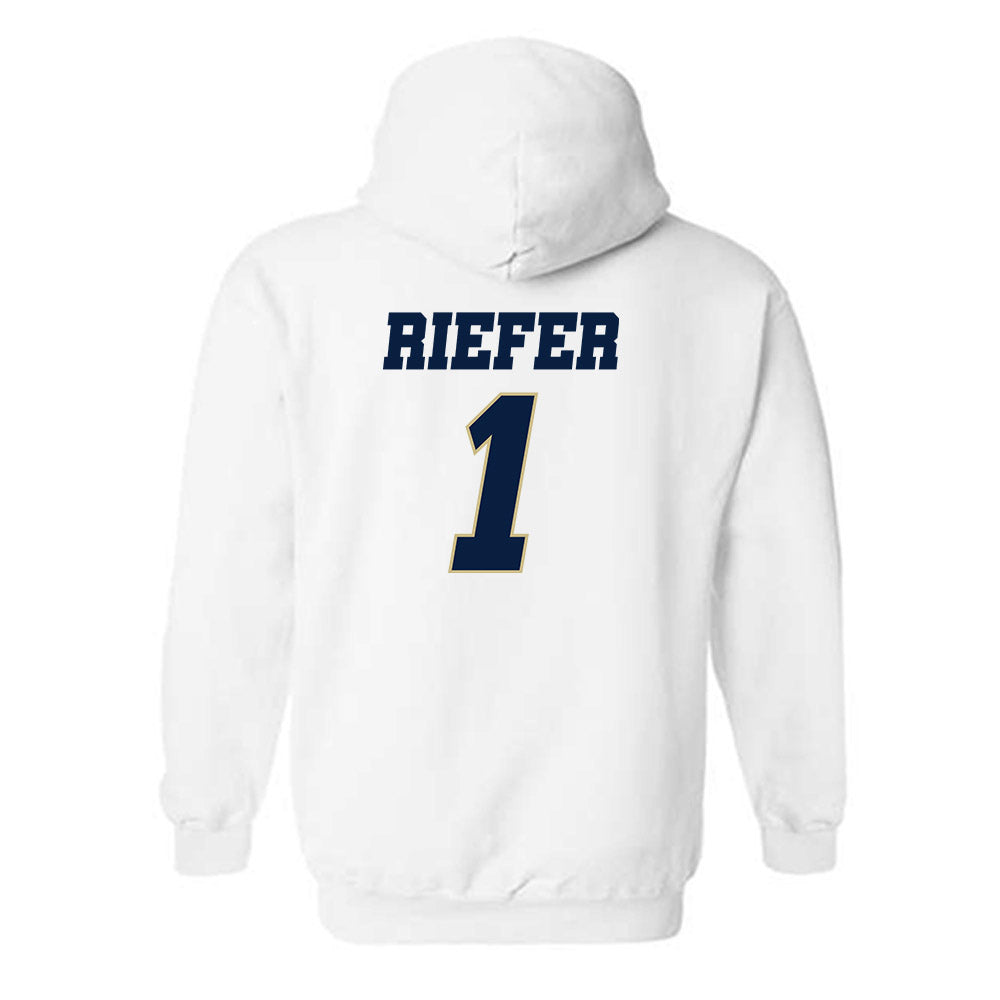 Oral Roberts - NCAA Women's Soccer : Alexa Riefer - Generic Shersey Hooded Sweatshirt-1