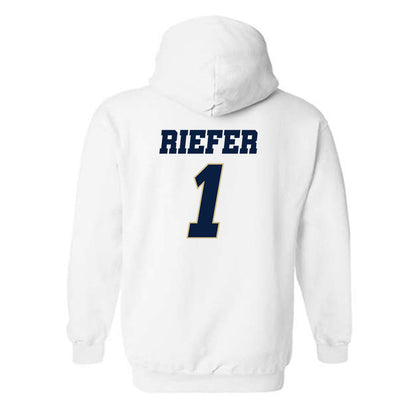 Oral Roberts - NCAA Women's Soccer : Alexa Riefer - Generic Shersey Hooded Sweatshirt-1
