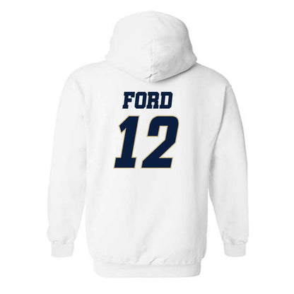 Oral Roberts - NCAA Men's Soccer : Zak Ford - Generic Shersey Hooded Sweatshirt-1