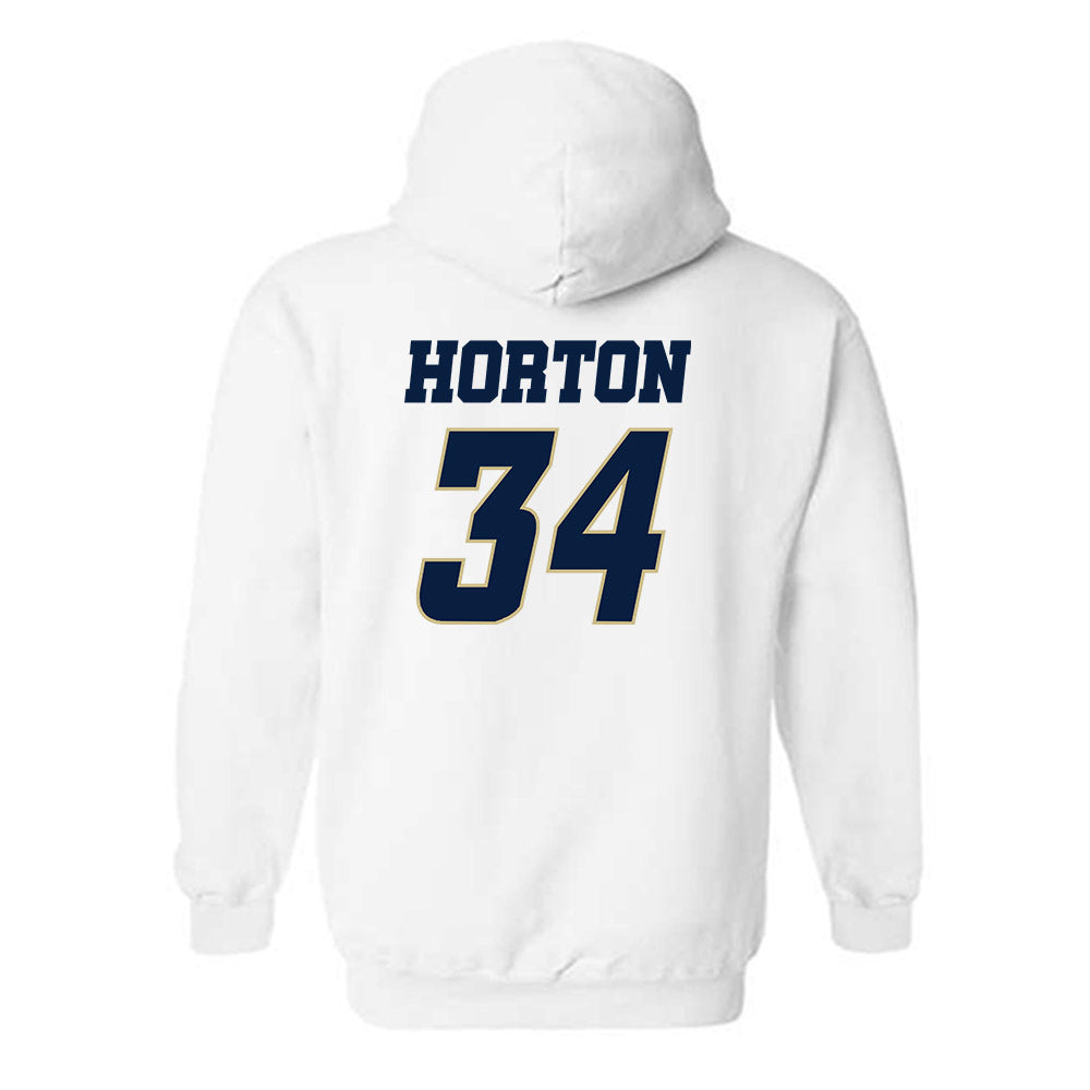 Oral Roberts - NCAA Baseball : Ethan Horton - Generic Shersey Hooded Sweatshirt-1