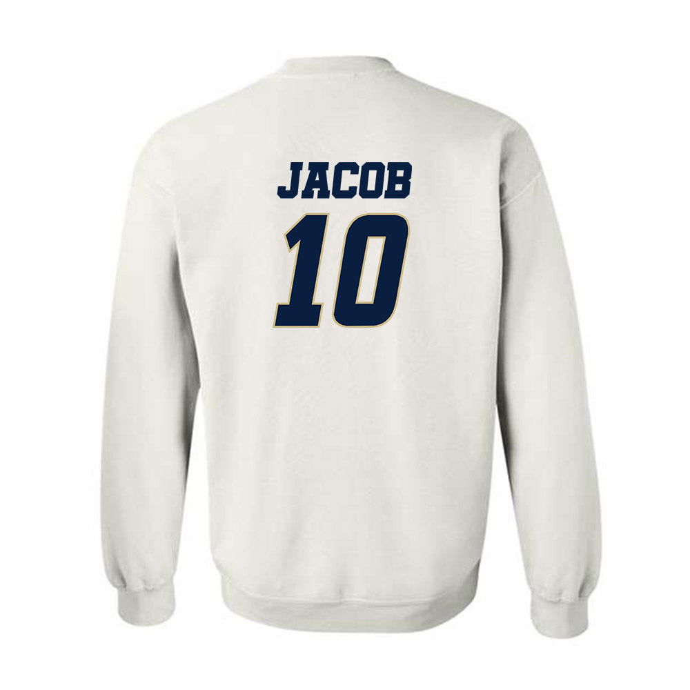 Oral Roberts - NCAA Men's Basketball : Aaron Jacob - Generic Shersey Crewneck Sweatshirt-1