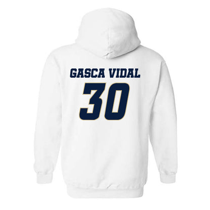 Oral Roberts - NCAA Men's Soccer : Lucca Gasca Vidal - Generic Shersey Hooded Sweatshirt-1
