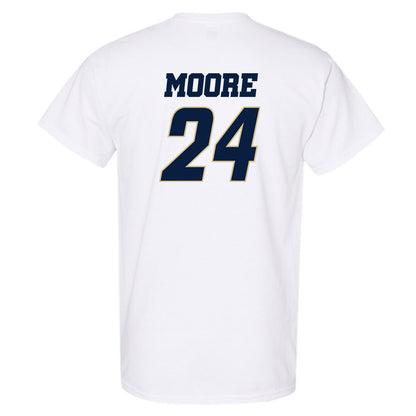 Oral Roberts - NCAA Men's Basketball : Josiah Moore - Generic Shersey T-Shirt-1