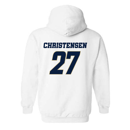 Oral Roberts - NCAA Baseball : Dylan Christensen - Generic Shersey Hooded Sweatshirt-1