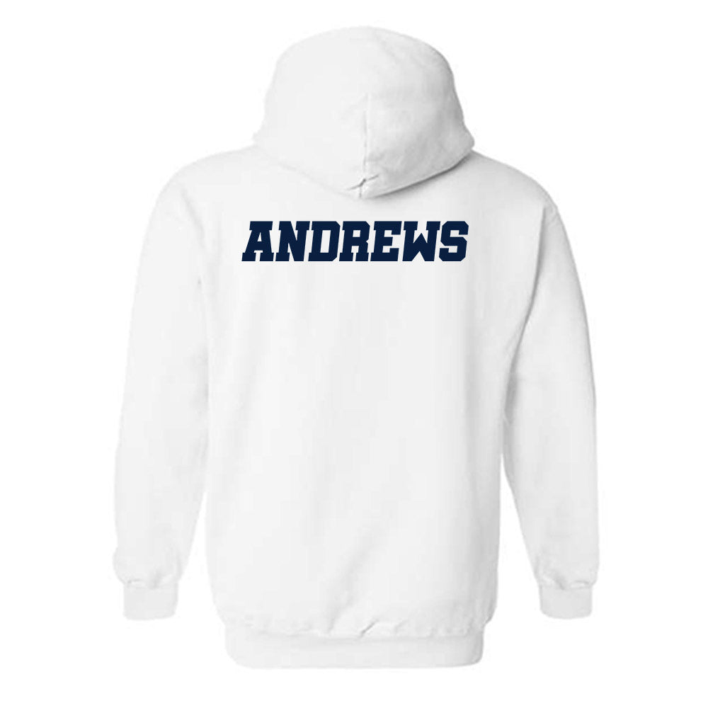Oral Roberts - NCAA Men's Track & Field : Caleb Andrews - Generic Shersey Hooded Sweatshirt