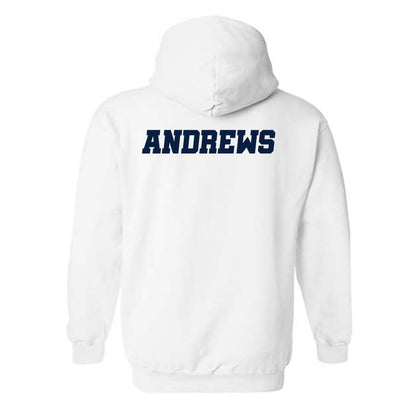 Oral Roberts - NCAA Men's Track & Field : Caleb Andrews - Generic Shersey Hooded Sweatshirt